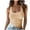 03Beige, variant on QURATI Women's Y2K Cropped Lace Tank Top – Sleeveless Camisole with Spaghetti Straps (Elegant Blouse),Navy,L