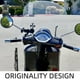 thumbnail image 2 of Borla para manillar de motocicleta, borla decorativa con flecos, accesorio para motocicleta, 2 of 7