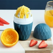 Bluelans Juicer Effective Manual PP Practical Hand Lid Rotation Squeezer for Home
