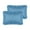 Blue, variant on Unique Bargains Set of 2  Single Layer Ruffled Envelope Closure Pillow Shams Queen White