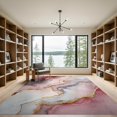 thumbnail image 2 of ODIKA 9'x12' Modern Opulent Swirl Aesthetic Washable Area Rug for Great Room, Indoor Concept, Large Living Low Pile, Flatwoven, 2 of 7
