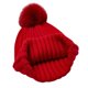 thumbnail image 2 of Gorro de invierno de punto para niños pequeños, color rojo cálido, 2 of 5