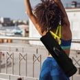 thumbnail image 1 of Bolsa para esterilla de Yoga, soporte para esterilla de Yoga para ejercicio, bolsa de Fitness para hombres y mujeres, bolsa de transporte con cordón Negro, 1 of 8