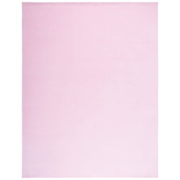 SAFAVIEH Loft Kalya Solid Machine Washable Area Rug, Pink, 9' x 12'