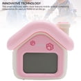 thumbnail image 5 of Yajisi Kids Alarm Clock Time Manager, Time to Wake Digital Clock for Kids with Night Light, Sleep Trainer & Timer, APP Remote Control, 1200mAh Built-in Battery, 5.0 inches / 12.7 cm, Pink, 5 of 9