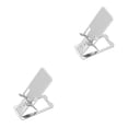 thumbnail image 4 of Seitruly Soporte para tableta, soporte de teléfono ajustable plegable para Xiaomi, soporte móvil de escritorio antideslizante de Metal Astilla 2piezas, 4 of 6