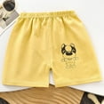 thumbnail image 4 of ITSAME Casual Shorts for Boys, Lightweight Cute Graphic Elastic Waist Comfortable Fashion Shorts Yellow 1-2T, 4 of 6