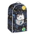 thumbnail image 2 of HELLHERO Dust Cover 1Pcs Space Cat Pattern Fall Festival Coffee Machine Dust Cover, 2 of 6