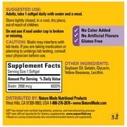 Nature Made Extra Strength Biotin 2500 mcg Softgels, 150 Count