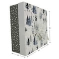 thumbnail image 3 of Wrap In A Hurry Ready to Gift Elegant Square Box with Ribbon, Blue Forest, 1 Count, 3 of 7