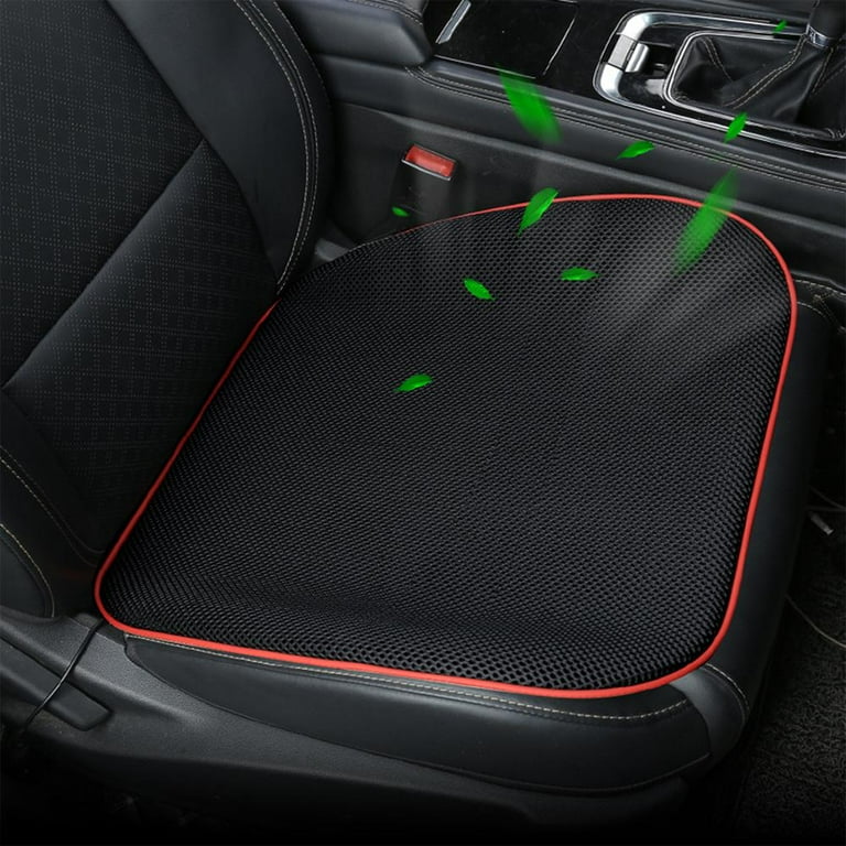 Car Summer Cool Ice Silk Seat Cushion With USB Plug-in Ventilated Cooling  Chair Pad Three