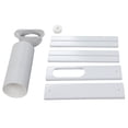 thumbnail image 4 of Air Conditioner Window Vent Kit Plate Universal Adapter Hose Portable AC Window Sealing Set for 150mm 130mm Hose, 4 of 14