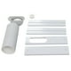 thumbnail image 2 of Kit de ventilación de ventana para aire acondicionado, adaptador universal, manguera, juego de sellado de ventana para aire acondicionado portátil para manguera de 150 mm y 130 mm, 2 of 12