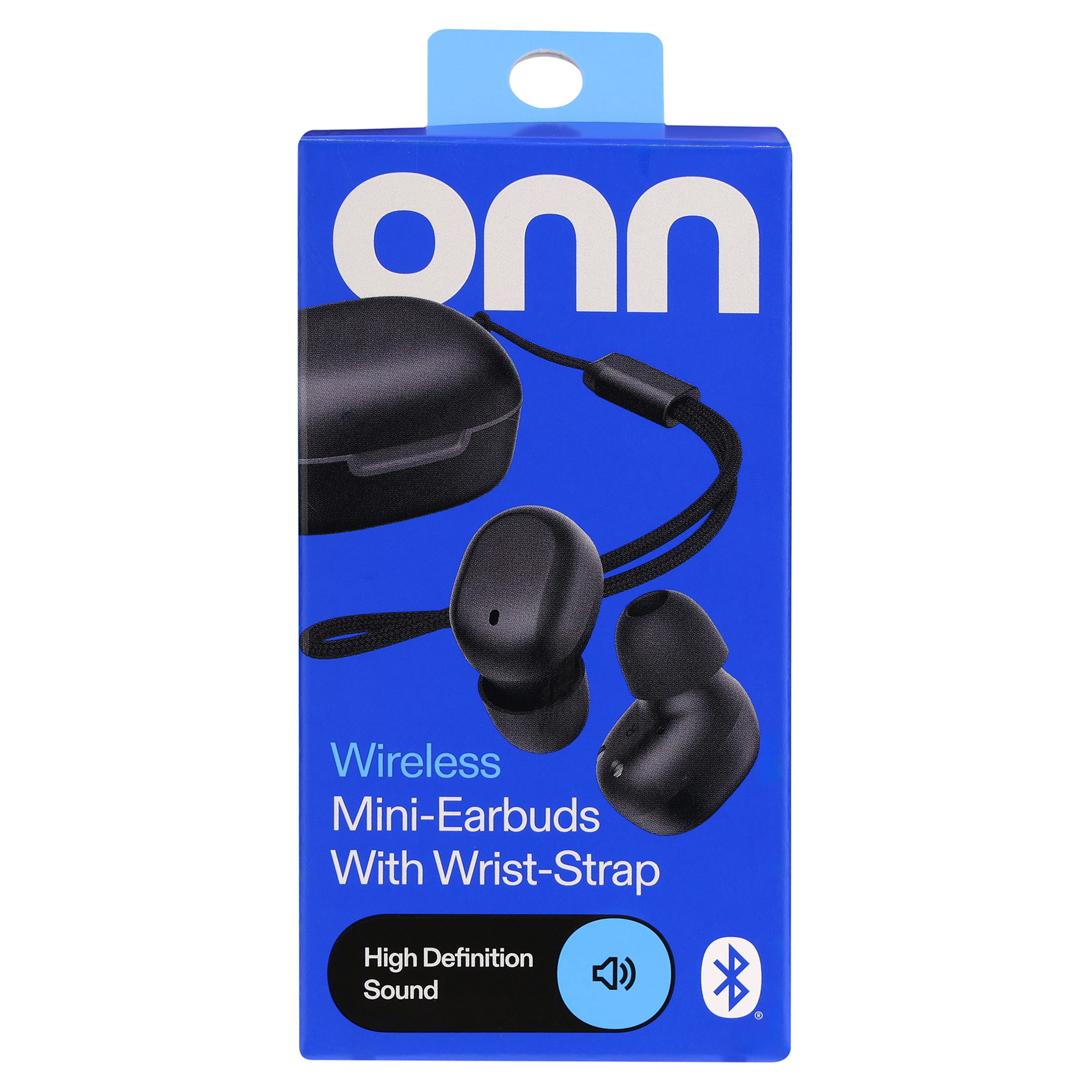 onn Mini audífonos inalámbricos con correa para muñeca, negro 6