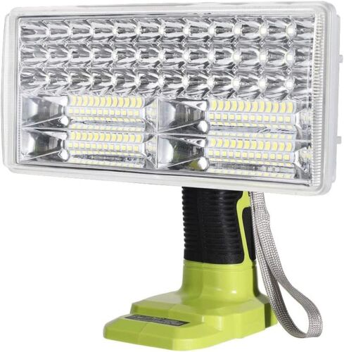4200LM Cordless LED Work Light Powered by Ryobi 18V ONE+ Li-ion Ni-Cad Ni-Mh Battery, Ryobi 18V Flashlight Spotlight with 9" Zinc Alloy Lamp Cap, Use for Emergency, Camping, Hiking