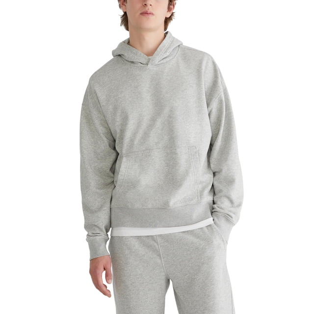 Sudadera con capucha AEROPOSTALE Boxy Jersey para hombre gris claro
