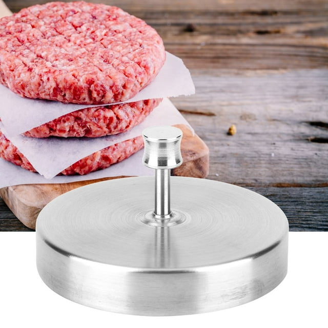 Dekaim Meat Press, Stainless Steel Burger Meat Press Hamburger Pressing Mold Maker Kitchen Tool for Home