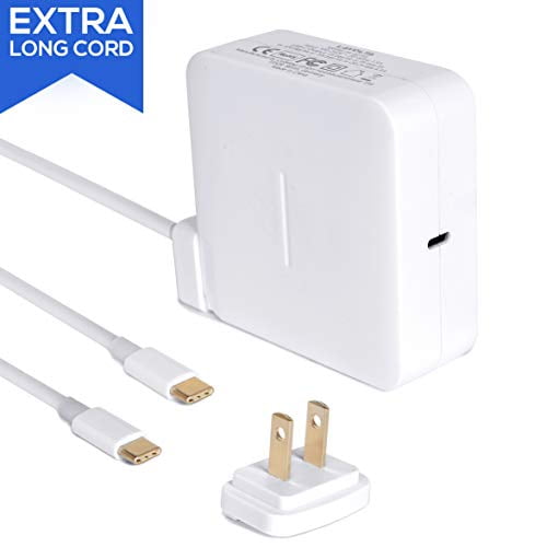 87w Usb C Power Adapter Compatible With Apple Macbook Pro 13 15 Inch 16 Or Later 87 Watt Macbook Pro Charger With Usb C Cable And Extension Cord Walmart Com Walmart Com