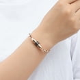 thumbnail image 4 of Personalize Men's Bullet Urn Locket Stainless Steel Chain Link Bracelet for Ashes Perfume Cremation Jewelry Funeral Urn Bracelet for Ashes Gift, 4 of 6