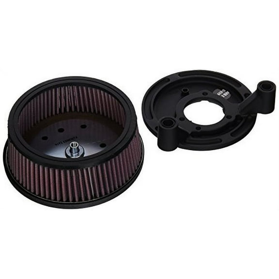 Arlen Ness 18-820 Black Big Sucker Stage II Air Filter Kit with Cover