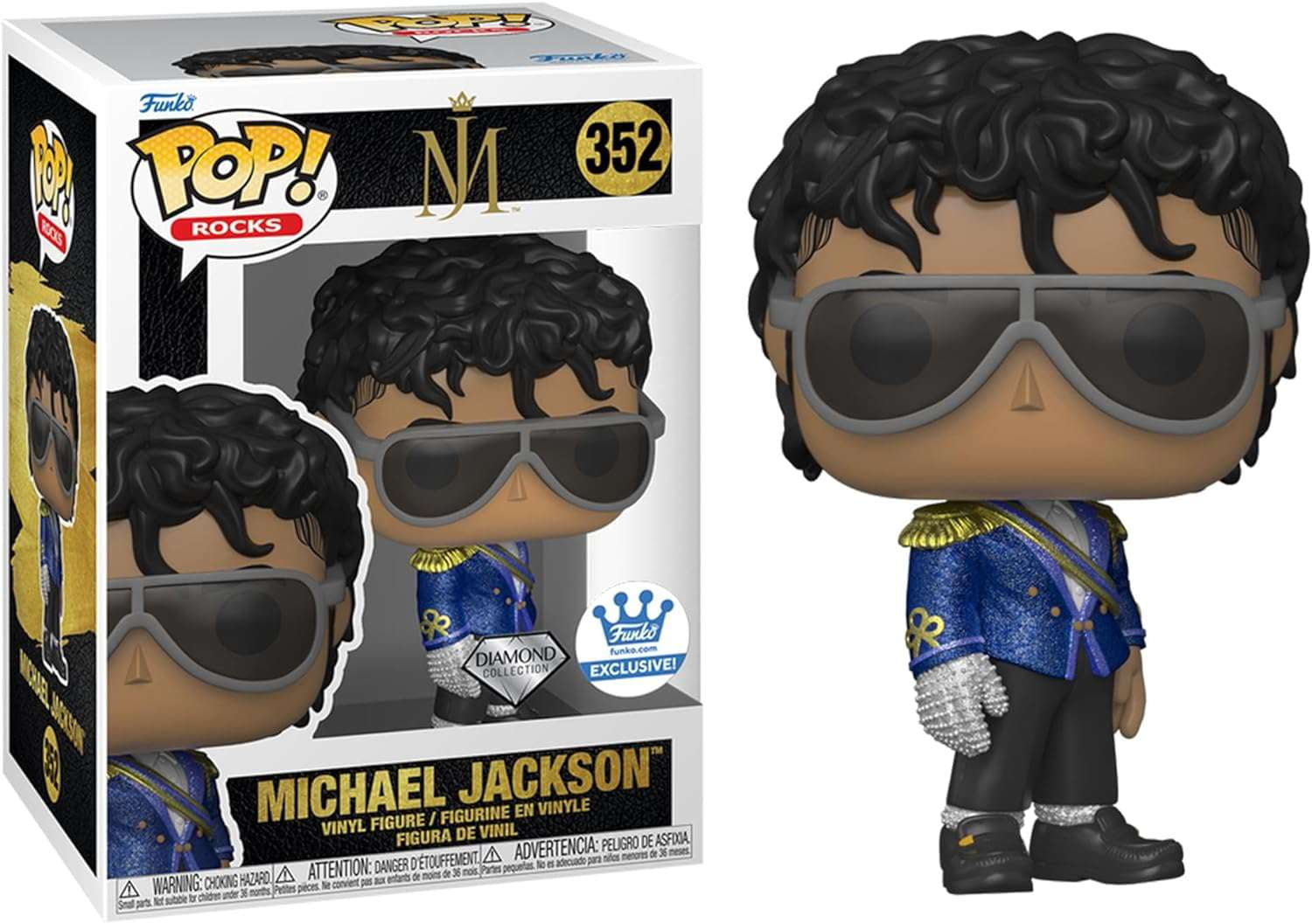 Funko, Vinyl Figure, Michael Jackson Thriller, 4.25 in collectible
