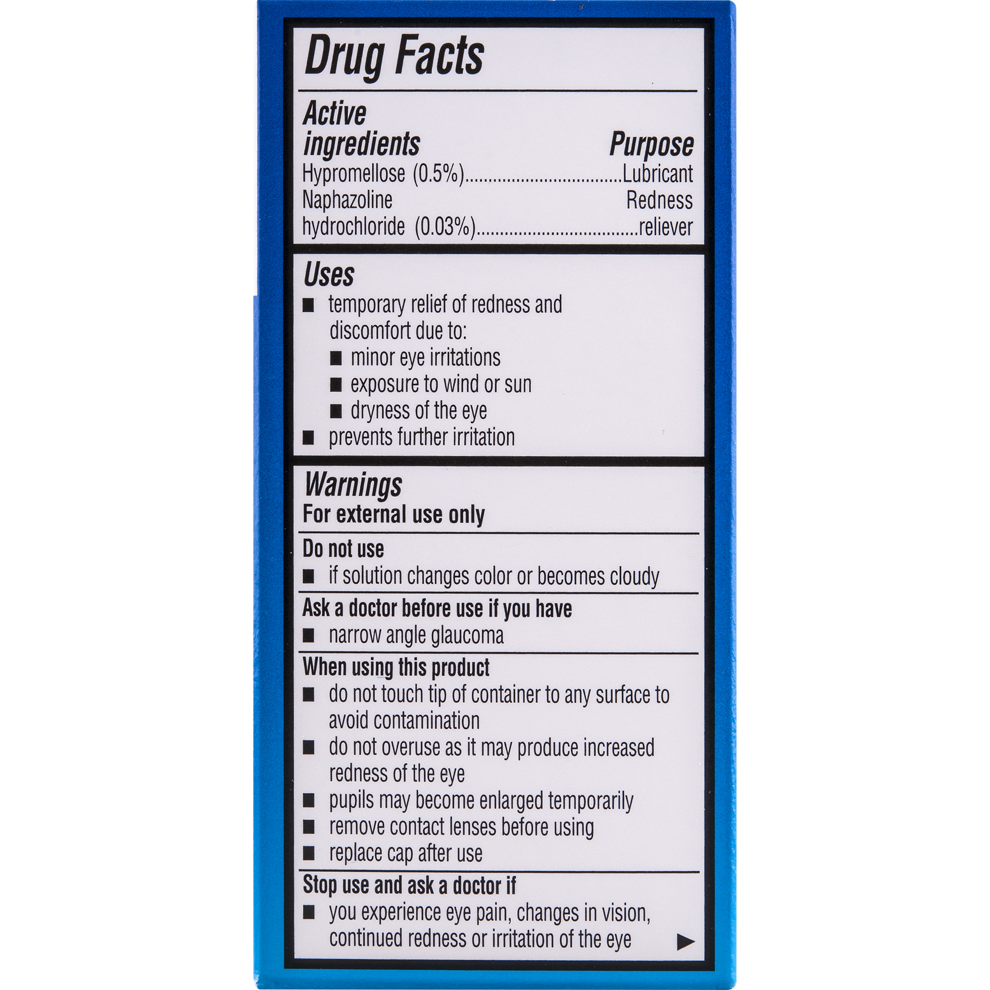 Bausch & Lomb Advanced Eye Relief Maximum Relief Lubricant/Redness Reliever Eye Drops, .5 oz - image 2 of 8