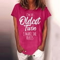 thumbnail image 2 of CENGNIAN Womens Summer Dressy Blouses Tunic Tops for Leggings Casual T-Shirts Letter Print Pullover Shirt Green-M, 2 of 4