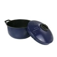 thumbnail image 2 of Gibson Oceania 7 Piece Steel Cookware Set in Blue, 2 of 2