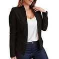 thumbnail image 2 of Women's Long-Sleeved Cardigan Coat Solid Color Casual Fashion Top Stylish Comfortable Outerwear Lightweight Layering Piece Versatile Everyday Wardrobe Staple, 2 of 7