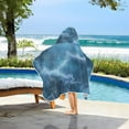 thumbnail image 6 of Toddler Hooded Beach Towel 24x50 Kids Bath Towels Soft Quick Dry for Swim Pool Boys Girls Ocean Wavea, 6 of 7