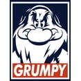 thumbnail image 2 of Boy's Snow White and the Seven Dwarfs Grumps Box Logo Graphic Tee Navy Blue Small, 2 of 4