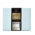 thumbnail image 3 of Hotel Style 4-Piece 600 Thread Count Green Egyptian Cotton Adult Bed Sheet Set, Queen - Deep Pocket, 3 of 5