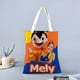 thumbnail image 2 of Bely y Beto Bolso de tela con estampado de lienzo para mujer, bolsa de compras reutilizable y estética, con cremallera interior, regalo para mujer,38*45cm., 2 of 6