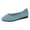 Sky Blue, variant on Women's Knitted On Ballet Breathable Comfort Flexible Low Heel Casual Walking Shoes