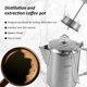 thumbnail image 3 of Cafetera de Acampar de Acero Inoxidable, Cafetera para Exteriores, Percolador de Café Multiuso, Prepara Café en Llamas, Ideal para Acampar en Grupo, Senderismo, Mochilero, RV y Viajes, 9 Tazas, 3 of 11