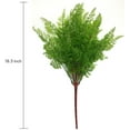 thumbnail image 2 of Artificial Weeping Willow, Plastic Plants Greenery Leaves Fake Hanging Vine Faux Ivy Garland UV Resistant for Home Indoor Outdoor Garden Door Wall Baskets Wedding Party Table Decor Decoration - 4 Pcs, 2 of 5