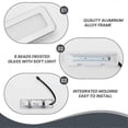 thumbnail image 5 of Range Hood Light Bulbs,120mm LED Cooker Light 1.5W Rectangle Smoke Ventilator Lamp,DC 12V White SM, 5 of 5