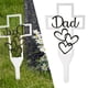 thumbnail image 4 of Estaca de cruz de metal, estatua de duelo, regalos conmemorativos, decoraciones de patio, familiares MDOD02, 4 of 8