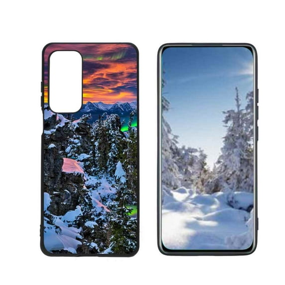Compatible with Motorola MOTO Edge 5G UW Phone Case, Northern-lights7 Case Silicone Protective for Teen Girl Boy Case for Motorola MOTO Edge 5G UW
