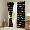 thumbnail image 3 of Castle Fairy Racing Car Curtains Pack of 2 (42x84 Each) for Preppy Child Boys,Extreme Sport Curtains Blackout,Car Theme Bedroom Curtains,Breathable Home Decor, 3 of 6