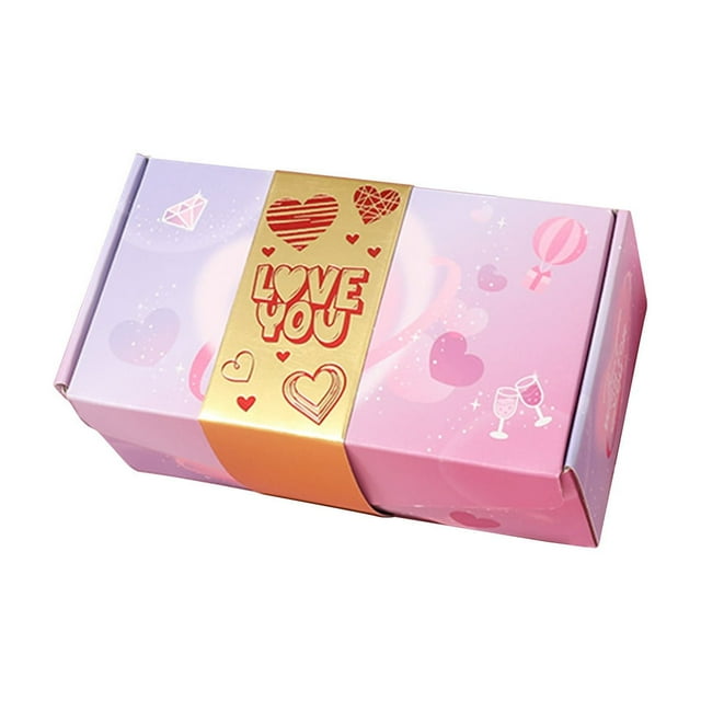 Purple Surprise Gift Box Explosion For Money Folding Bouncing Red Envelope Cash Gift Box Birthday Anniversary Valentine Proposal 6 Bounces Gift Set With Gift Bag Purple