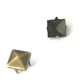 thumbnail image 5 of Venta al por mayor, 100 piezas de remaches piramidales cuadrados de metal para manualidades de cuero, bronce, 5 of 9
