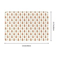 thumbnail image 3 of Bingfone Cute Carrot Print Door Mat 16"x24" Front Entrance Non-Slip Low Profile Washable for Entryway, 3 of 7