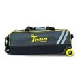 Track Select Slim Triple Tote Bowling Bag Grey/Yellow