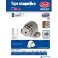 thumbnail image 2 of Tope Magnético Para Puerta Níquel Satinado L1054lcs Lock Lock L1054LCS, 2 of 3
