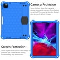thumbnail image 6 of Decase Silicone Case for iPad 10th Generation 10.9 Inch (2022 Model) - Light Weight Anti Slip Kids Friendly Shockproof Shoulder Strap Soft Hand Strap Protective Bumper Cover, Blue+Black, 6 of 7