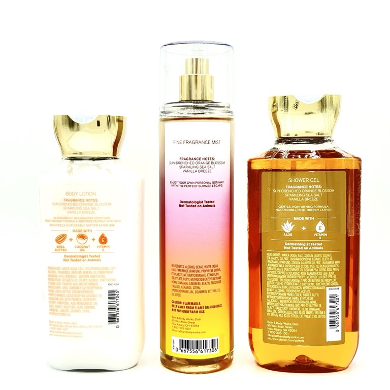 Bath & Body Works Sunkissed 8oz Body Lotion, 8oz Fine Fragrance