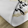 thumbnail image 5 of Ambesonne Modern Place Mats Set of 4, Thank You Words Leaves, Standard Size, Yellow and Black, 5 of 6