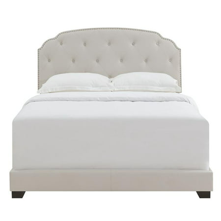 Fare Tufted Nailhead Trimmed Queen Bed, What Size Is A Queen Bed In Canada