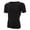 Black, variant on Gynecomastia Short Sleeve Slimming Compression Shirt Men, Shapewear Mens Tank Top Body Shaper, Athletic Workout Shirts